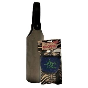 Wine Carrier Tote Bag and Wine Glass Holder